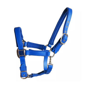 Best Buy Cheval équestre PP Halter fait à la main avec Noseband rembourré Disponible en plusieurs couleurs de qualité supérieure - Product Image 1