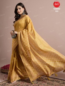 Ikkat Print Katki Silk Saree pour les femmes Traditional Handloom Saree Design Soft Light weight Ethnic Wear Perfect Festive Weddings - Product Image 4