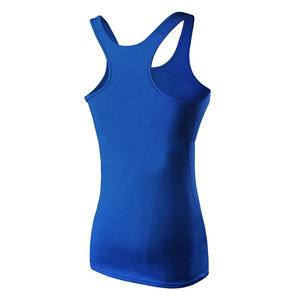 Ropa de correr de alta calidad para mujer, camiseta sin mangas para gimnasio, ropa deportiva de verano transpirable de secado rápido, logotipo personalizado, fabricante OEM - Product Image 3