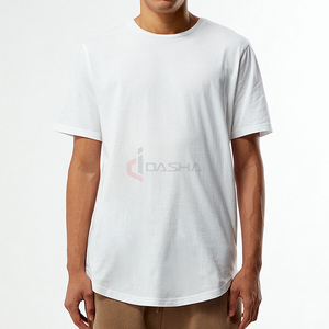 Camiseta extragrande para hombre al por mayor, camiseta gráfica de algodón pesado de 300gsm, ropa de calle de marca personalizada con impresión Digital personalizada - Product Image 1