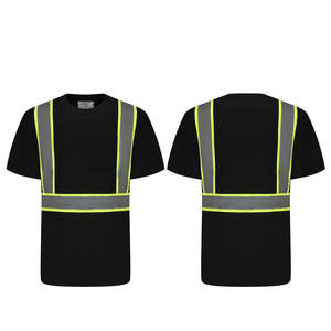 Camisas de manga larga de alta visibilidad para hombres y mujeres, camisas de seguridad reflectantes de construcción de clase 3, poliéster térmico duradero, compatible con ANSI - Product Image 2