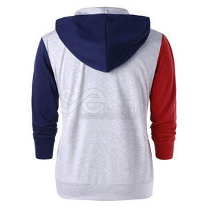 Material transpirable Color sólido Invierno Impresión digital Logotipo personalizado Regular Fit Hombres Sudadera con capucha Mejor precio - Product Image 3