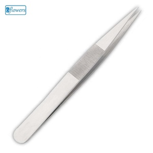 Pinzas para Cejas de Acero Inoxidable con Punta Puntiaguda, Agarre Preciso y Duradero, Estilo Moderno, Personaliza con tus Propios Logotipos - Product Image 1