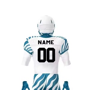 Personnaliser Vêtements de sport unisexe grande taille Haute qualité Uniforme de football américain pour adultes Réversible Respirant 100% polyester Original - Product Image 6