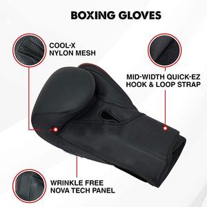 Guantes de boxeo con logotipo personalizado profesional cómodo de entrenamiento de lucha al mejor precio de servicio OEM - Product Image 3