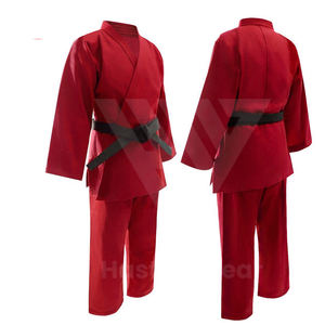 เครื่องแบบยูโดทำจากวัสดุผ้าฝ้ายทนทานดีไซน์หลายแผงปรับเอวและคอลลาร์ได้มีให้เลือกสองชุด - Product Image 4