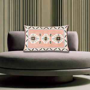 Cojín con Estampado Floral Kilim Vintage - Decoración Turca, 16"x16" - 40x40 cm - Product Image 5