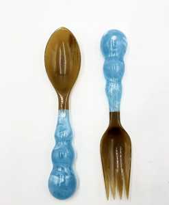 Ensemble de cuillères élégantes en corne de buffle, style rustique et vintage, polies à la main, pour un usage quotidien en cuisine - Product Image 6