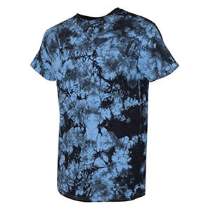 T-shirt à manches courtes tie-dye pour homme, col rond, polyester/coton, séchage rapide, haute qualité, tendance, nouvelle collection, vente flash, faible MOQ - Product Image 1