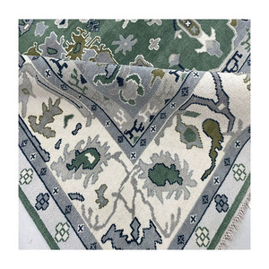 Tapis Oushak noués à la main bas zéro coupe Pile Antique Vintage Design zone de trafic très élevé tapis usine Oshak USA maison salon - Product Image 5
