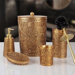 Ensemble de salle de bain en métal industriel, style loft, accessoires de maison, organisation de la salle de bain, porte-serviettes, porte-savon, porte-brosse à dents, rangement - Product Image 1