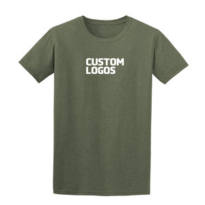 T-shirts à col rond en coton avec broderie personnalisée pour garçons - Product Image 4