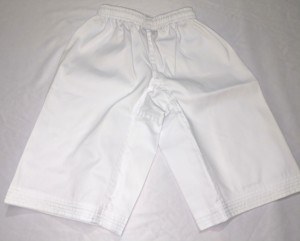 Uniforme de Taekwondo d'été en polycoton côtelé blanc à manches courtes, col en V, cordon de serrage, ceinture courte, arts martiaux, pratique unisexe - Product Image 6