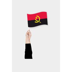 Accessoire de présentation de drapeau portatif Angola - Product Image 1