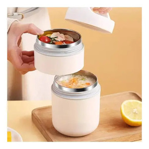 Stainless Steel Thermal Lunch Box <b>Container</b> for <b>Soup</b> - Assorted Colors - Product Image 3