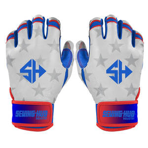 Gants de baseball personnalisés Gants de frappeur à manchette courte avec des matériaux de la meilleure qualité Gants de frappeur personnalisés pour adultes jeunes - Product Image 1