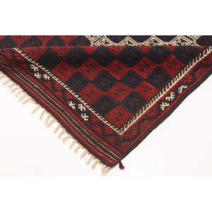 Vintage Turkish Accent Rug 3.5x5.1 ft, <b>Red</b> <b>Wool</b> Rug - Product Image 5