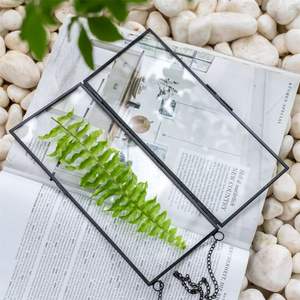 Handmade Designer Metal & <b>Glass</b> <b>Photo</b> <b>Frame</b> Customized Color Modern Wall Hanging Customized Shape Wholesale <b>Photo</b> Holder - Product Image 3