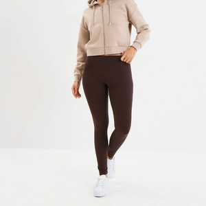 Mallas ajustadas para mujer con cintura elástica Ajuste sin costuras y tela suave para Yoga Pilates Correr y entrenamiento físico diario - Product Image 4