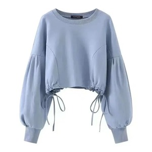 New Trending Sweat Suits Stylish Custom Design 2 Piece Set 100% <b>Organic</b> Cotton Full Sleeves Woman Premium Quality Tracksuits - Product Image 2