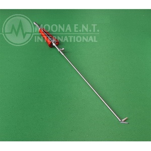 Ciseaux à forceps pour chirurgie cardiaque, à mâchoires angulées à 45 degrés vers le haut, en acier inoxydable, réutilisables, longueur de travail 25 cm - Product Image 3
