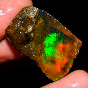 อัญมณีโอปอลธรรมชาติ, ไฟหลายโอปอล, พลอยหยาบโอปอลเอธิโอเปีย, โอปอลเอธิโอเปียนดิบ, พลอยหลวม, 43ซม. R-61 - Product Image 1