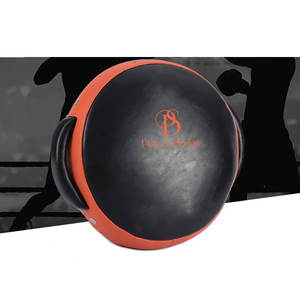 Escudo de boxeo de cuero de PU de piel de vaca auténtica de estilo profesional de alta calidad Impresión de logotipo personalizado Tamaño de color personalizado Jugador unisex - Product Image 4