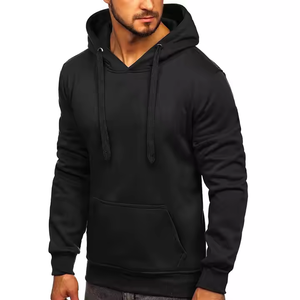 New Fashion <b>Men</b> <b>Fleece</b> <b>Hoodie</b> Gym Plain Tracksuit Sweatshirt Long Sleeve Printed <b>Oversize</b> Pullover Hoodies - Product Image 3