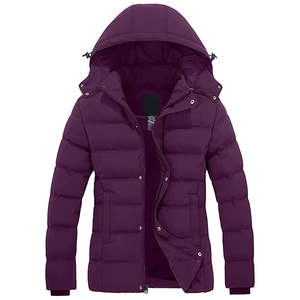 Veste de sport à capuche pour homme, logo personnalisé, imperméable, léger, rembourré - Product Image 2