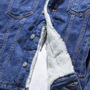 แจ็กเก็ตยีนส์สำหรับผู้ชายแบบเรียบสำหรับงานหนักเสื้อแจ็คเก็ตยีนส์คุณภาพสูงแห้งเร็วเสื้อแจ็คเก็ตยีนส์สำหรับผู้ชาย - Product Image 6