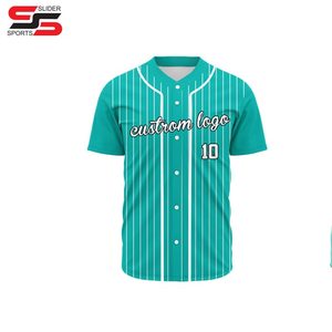 Camiseta de béisbol de la Liga Juvenil personalizada de fábrica, Camiseta deportiva de softbol con logotipo bordado impreso por sublimación - Product Image 5