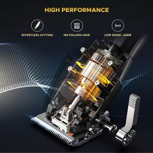 Kit de tondeuses à cheveux sans fil pour hommes avec écran LED, tondeuse à barbe sans fil pour enfants, kit de toilettage alimenté par batterie - Product Image 3