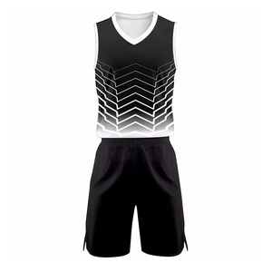 Uniforme de Baloncesto Unisex de Diseño Nuevo, 100% Poliéster, Transpirable, de Secado Rápido, Cómodo, con Estampado Técnico, Tallas Grandes - Product Image 3