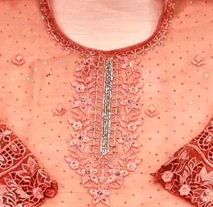 ชุดอินเดียปากีสถานดีไซน์เนอร์ทันสมัยชุดปาร์ตี้ระดับพรีเมียมชุดปักมือแฟชั่น - Product Image 2