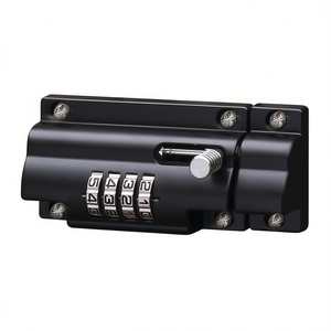 Perno de Bloqueo Negro de Zinc Fundido a Presión Burg-Waechter de 112 mm de Largo y 50 mm de Ancho para Cobertizos y Almacenamiento - Product Image 3