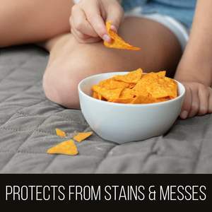 Housse de chaise réversible, housse de canapé matelassée, protection de meubles avec sangles élastiques, lavable, pour <span class=keywords><strong>fauteuil</strong></span>, enfants et animaux domestiques - Product Image 4