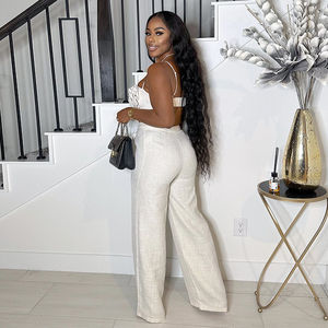 2025 estilo mujer Otoño Invierno dos piezas terciopelo conjunto de dos piezas bolsillo con cremallera manga larga Mujer traje ropa 2 piezas - Product Image 5