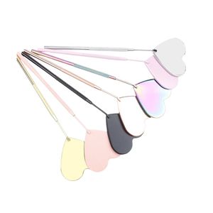 Mini Pocket Size Lash <b>Mirrors</b> Stainless Steel Portable Compact Eyelash Extension Beauty Technician Tool Inspection <b>Mirrors</b> - Product Image 6