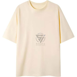 305g Customized Logo Spring/Summer Trendy Brand Loose Men's Basic Half Sleeve Stand <b>Collar</b> <b>T</b>-<b>shirt</b> Multi Color Spandex/Cotton - Product Image 5