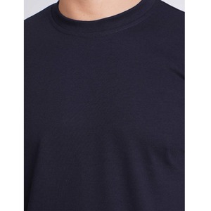 100% coton doux hommes à manches courtes col rond plaine T-Shirts Logo personnalisé imprimé avec méthode numérique respirant motif solide - Product Image 3