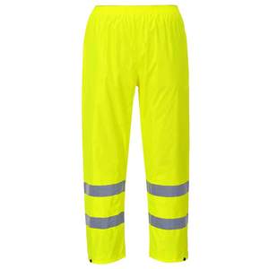 Men's Casual Outdoor Work Pants High Visibility <b>Reflective</b> Corduroy <b>Material</b> Multi-Pockets Safety Work Trousers - Product Image 3