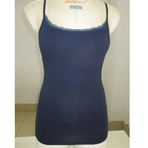 Camisola Ajustable para Mujer, 95% Algodón, 5% Elastano, Tejido de Punto, Encaje en el Cuello con Hebilla, Secado Rápido, Hecho en BD - Product Image 1