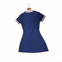 T-shirt à col robe avec col contrasté Polo T-Shirt Team Golf Club Chemise d'été à manches courtes Polo de golf