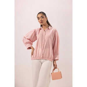 Túnica Transpirable de Dos Piezas KJ-43019 Teñida con Hilo y Decoración de Botones - Product Image 5