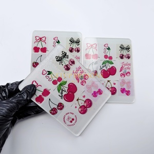 Latest Sustainable Custom Acrylic Lash Tile Magnet Eyelash Extension Tweezers Flower Oval Custom Tiles Available - Product Image 1