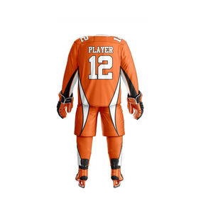 Uniformes de Hockey sobre Hielo Personalizados OEM, Camisetas y Pantalones Cortos Sublimados Ligeros y Transpirables para Entrenamiento, Precios al por Mayor - Product Image 6