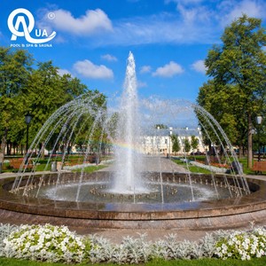 Fontaine musicale dansante en acier inoxydable avec LED RGB, design personnalisé pour hôtels, parcs, villas et projets de paysagisme commercial - Product Image 1