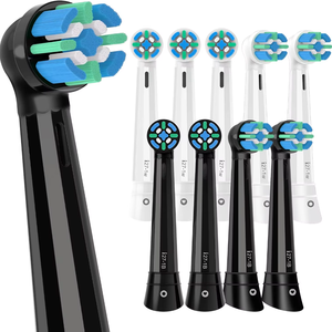 Lot de 10 têtes de rechange à poils moyens pour brosse à dents électrique IO 3-10, têtes de brosse compatibles rechargeables - Product Image 1