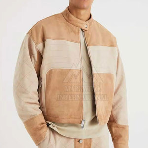 Chaqueta de invierno de cuero para hombre a la moda informal al por mayor chaqueta de invierno de piel auténtica de vaca de alta calidad a la venta en línea - Product Image 4