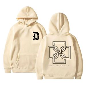 เสื้อฮู้ดพิมพ์ลายพัฟแฟชั่นสำหรับผู้ชายเสื้อฮู้ดผ้าฝ้าย100% ทันสมัยคุณภาพสูงระบายอากาศได้ดี - Product Image 6